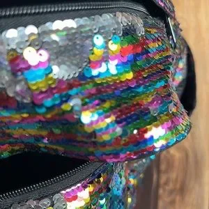 PINK Reversible Sequin Three Pocket Backpack PINK Victoria main image 4